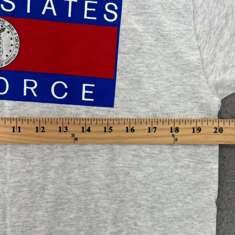 Vintage US Air Force T-Shirt Adult Medium Cecil by‎ Design Tag Made in USA READ - Picture 7 of 15